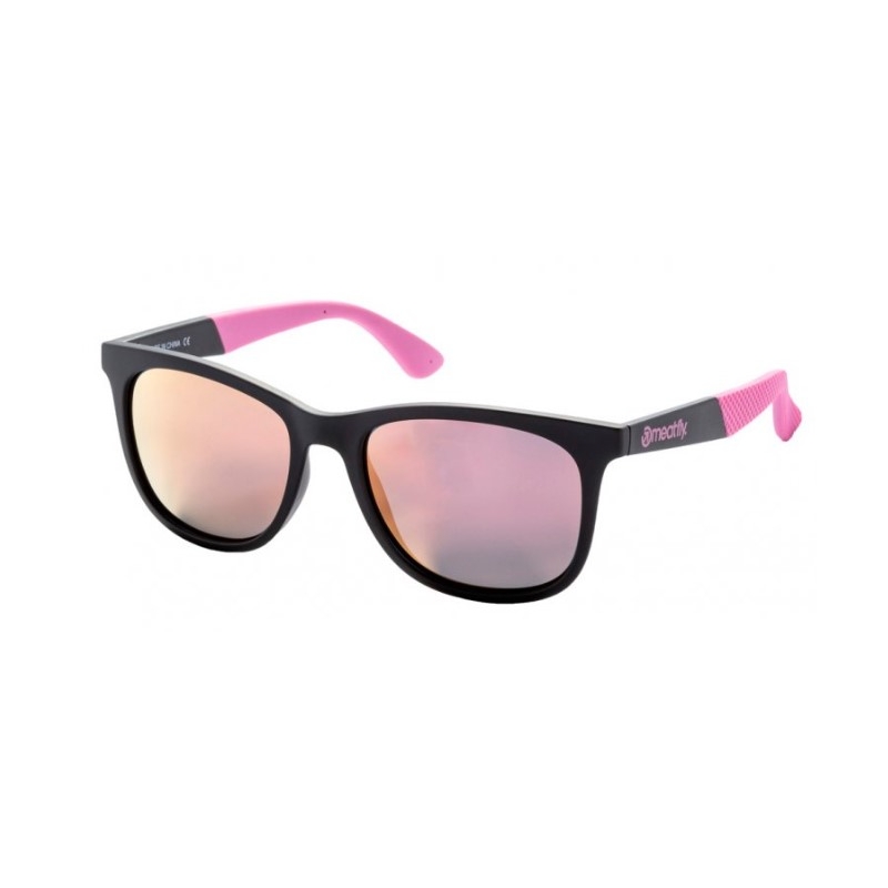 Meatfly Clutch schwarz und rosa Brille