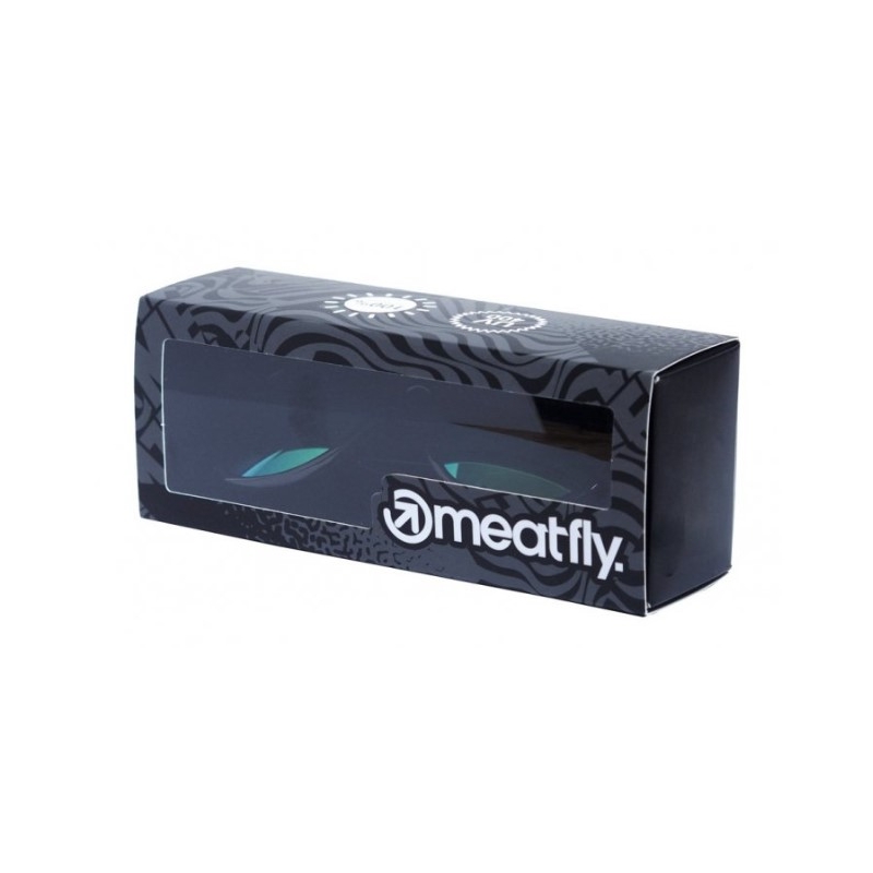 Meatfly Clutch schwarz-blaue Brille