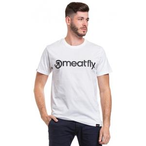 T-shirt Meatfly Logo weiß