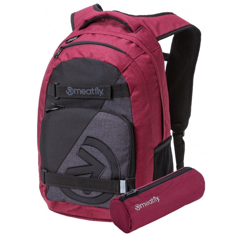Rucksack Meatfly Exil 4 schwarz-rot