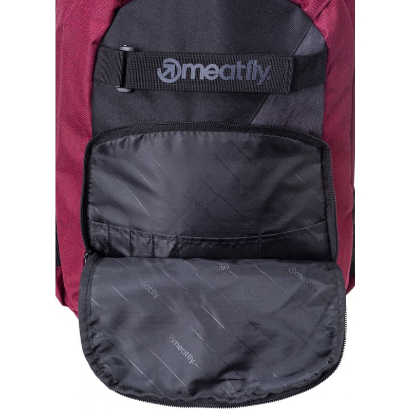 Rucksack Meatfly Exil 4 schwarz-rot