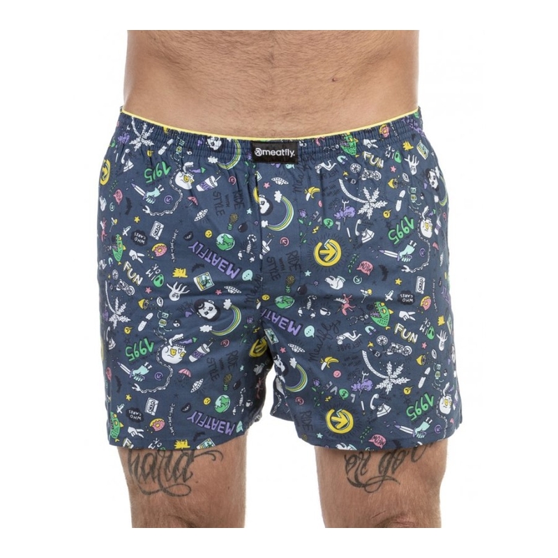Boxershorts Meatfly Agostino Doppelpack - Jamm Ausverkauf