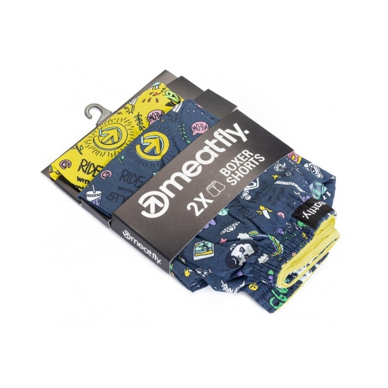 Boxershorts Meatfly Agostino Doppelpack - Jamm Ausverkauf
