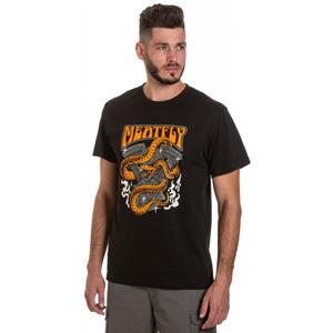 T-shirt Meatfly Pistons schwarz