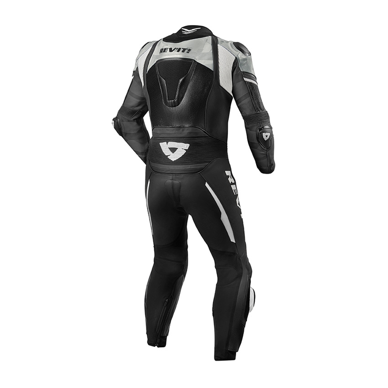 Revit Hyperspeed einteiliger Motorradanzug schwarz/weiß Ausverkauf