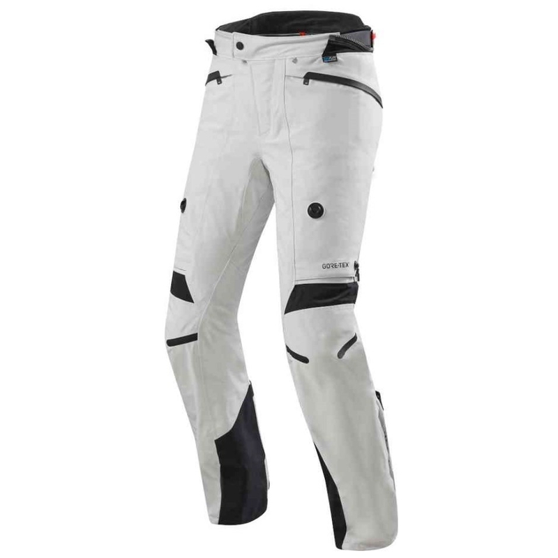Motorradhose Revit Poseidon 2 GTX silber-schwarz Ausverkauf Ausverkauf