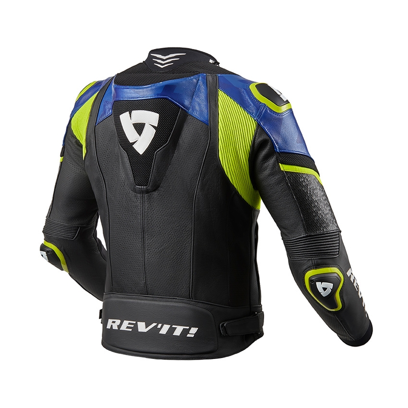 Revit Hyperspeed Pro Motorradjacke schwarz und blau Ausverkauf