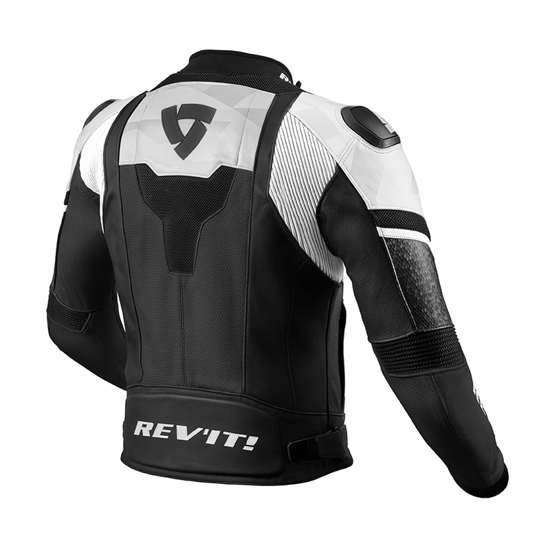 Revit Hyperspeed Air Motorradjacke schwarz und weiß Ausverkauf