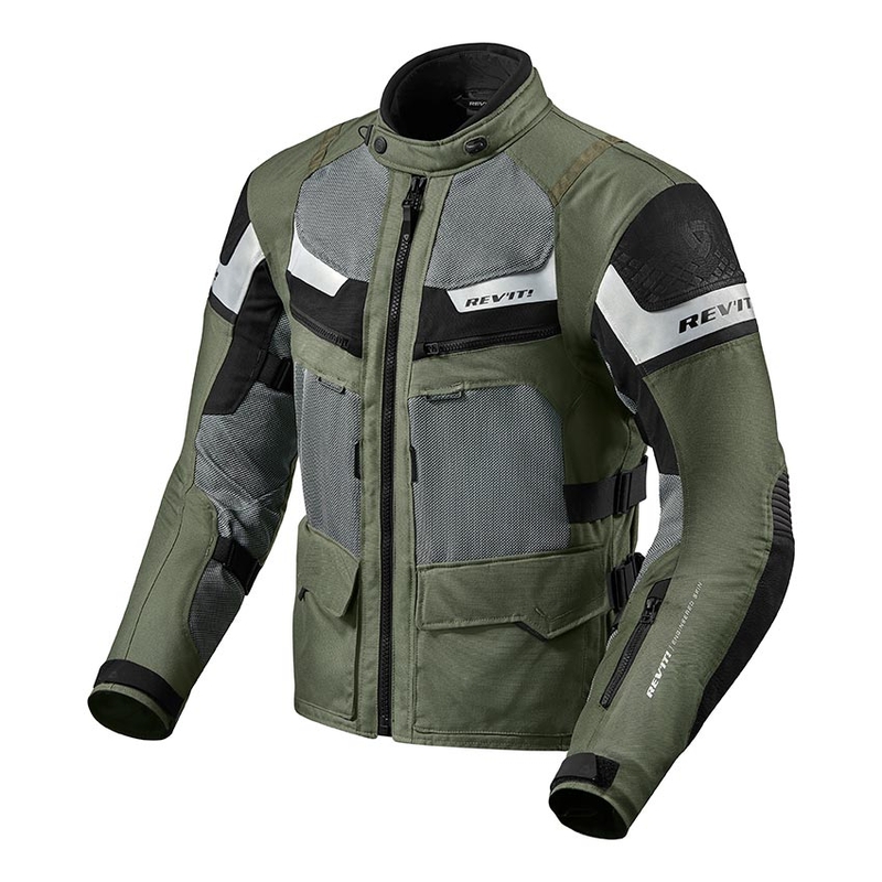 Revit Cayenne Pro Grün und Schwarz Motorrad Jacke Ausverkauf