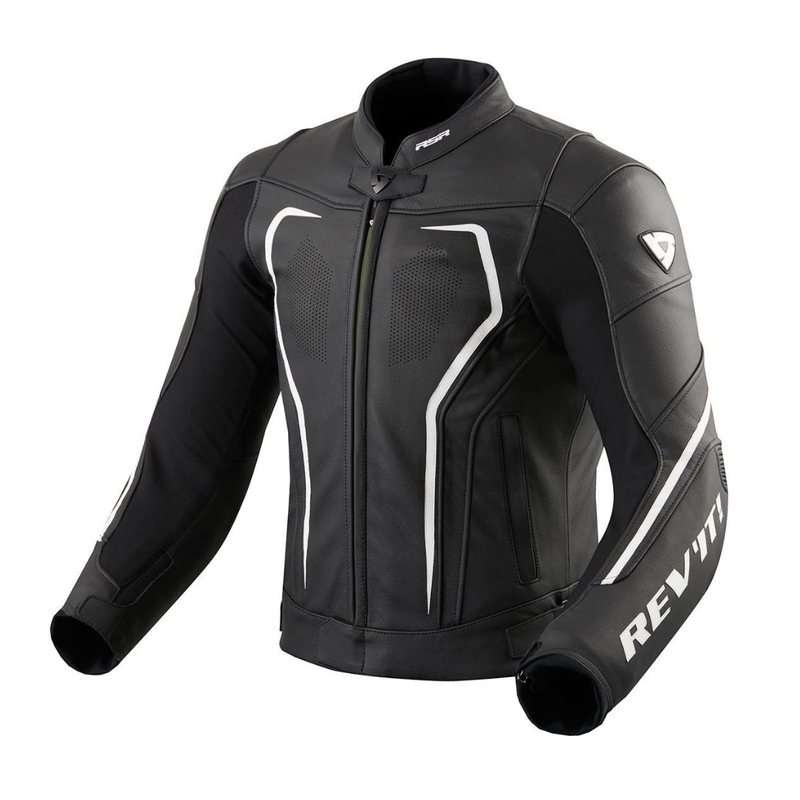 Revit Vertex GT schwarz und weiß Motorradjacke Ausverkauf