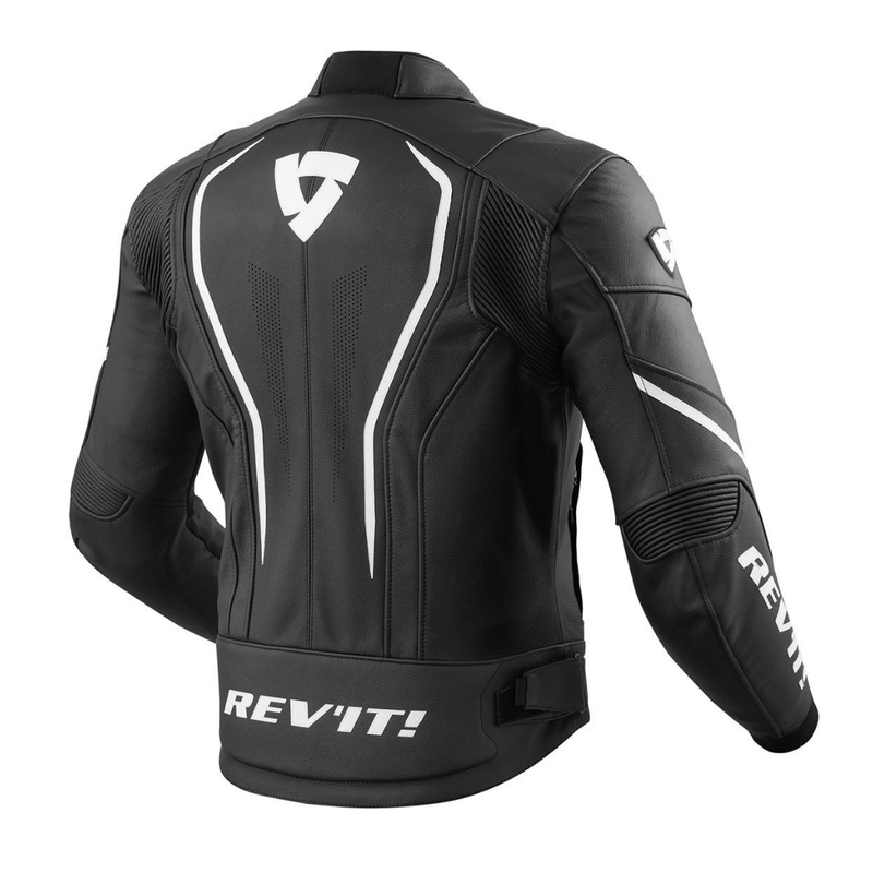 Revit Vertex GT schwarz und weiß Motorradjacke Ausverkauf