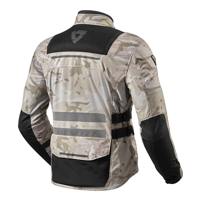 Revit Offtrack Motorradjacke Sand schwarz Ausverkauf