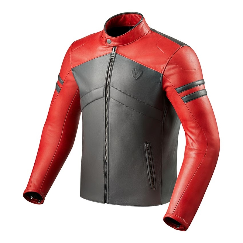 Revit Prometheus rot-graue Motorradjacke Ausverkauf