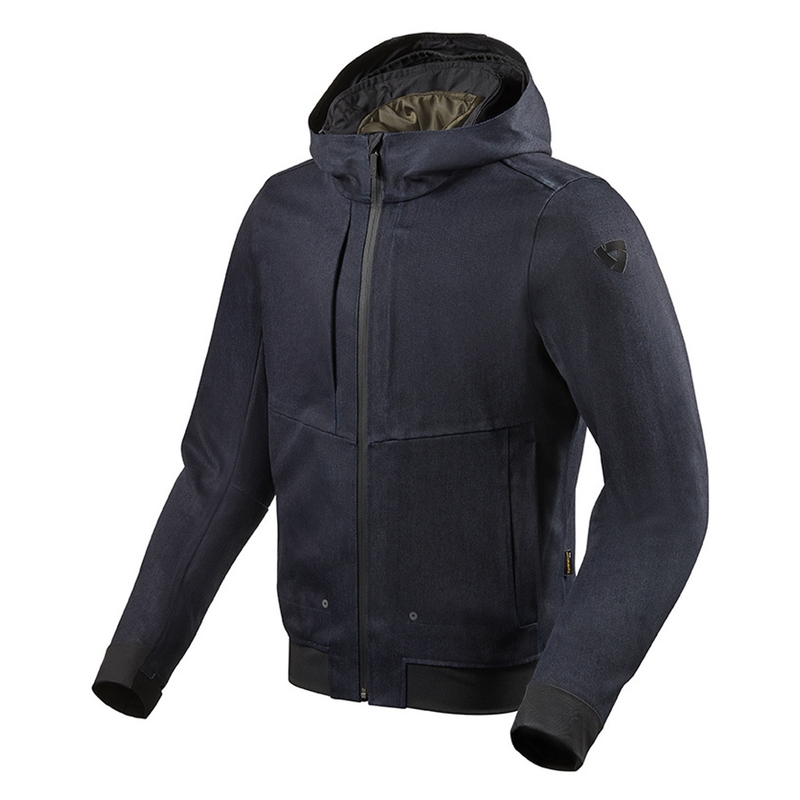 Motorrad Kapuzenpullover Revit Stealth 2 dunkelblau Ausverkauf