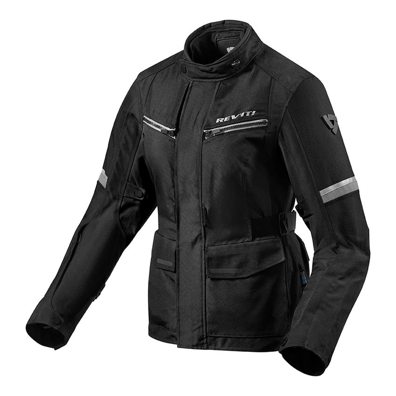 Revit Outback 3 Schwarz-Silber Motorradjacke Damen Ausverkauf