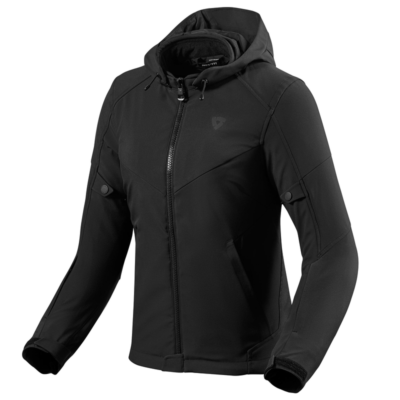 Revit Afterburn H2O Damen Motorradjacke Schwarz