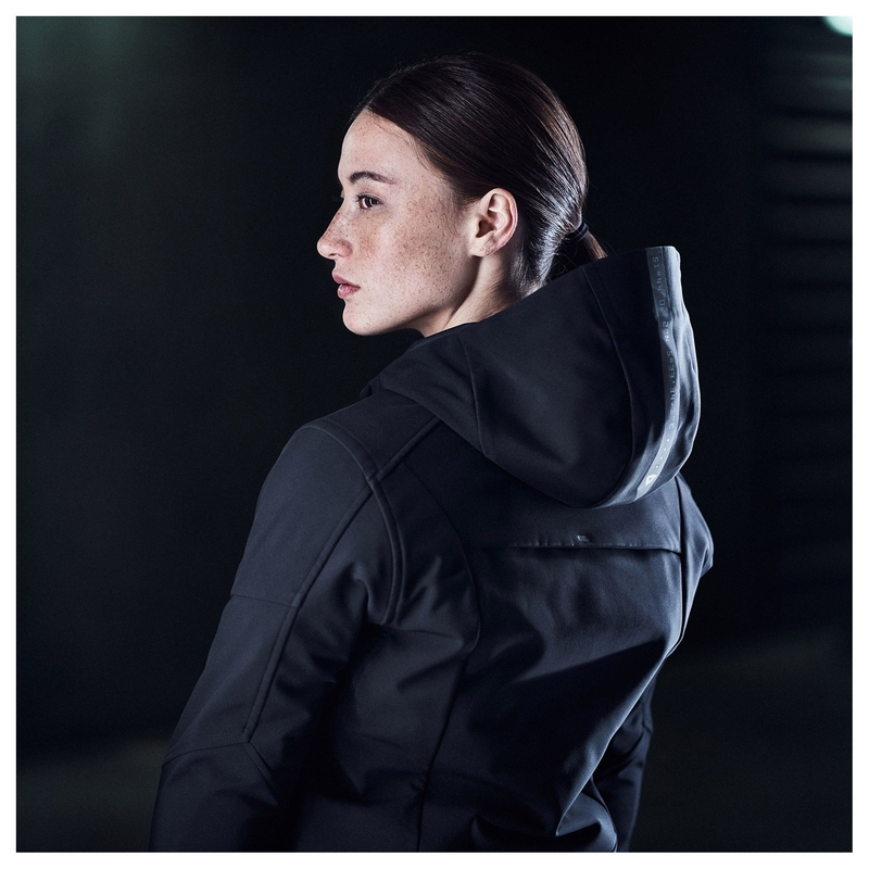 Revit Afterburn H2O Damen Motorradjacke Schwarz