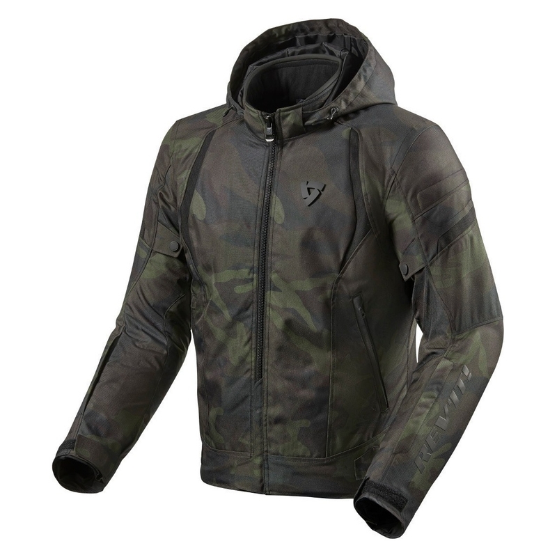 Revit Flare 2 Motorradjacke dunkelgrün Ausverkauf