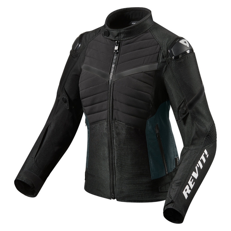 Damen Revit Arc H2O Schwarz Motorradjacke Ausverkauf