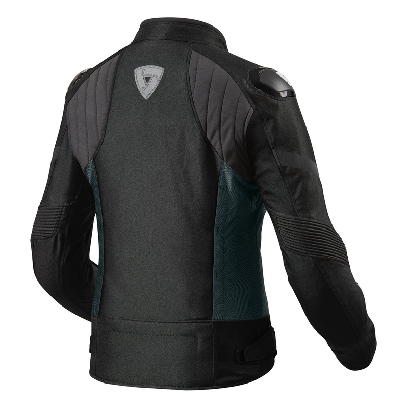 Damen Revit Arc H2O Schwarz Motorradjacke Ausverkauf