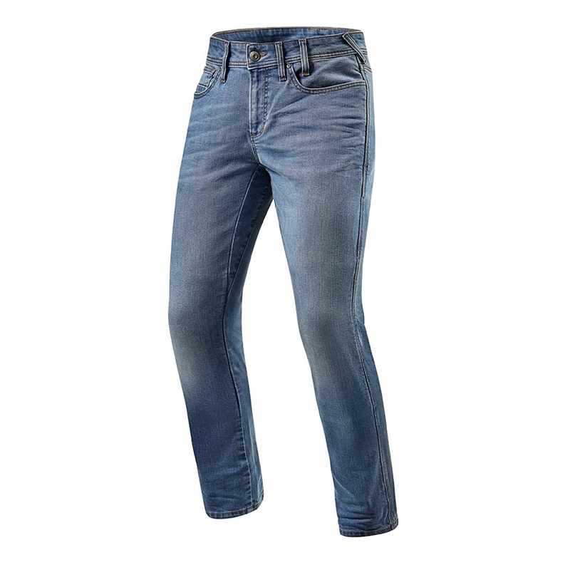 Revit Brentwood Hellblaue Motorradjeans Ausverkauf