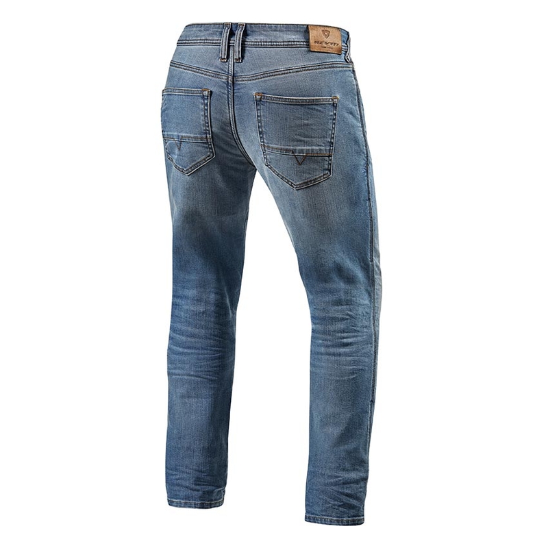 Revit Brentwood Hellblaue Motorradjeans Ausverkauf