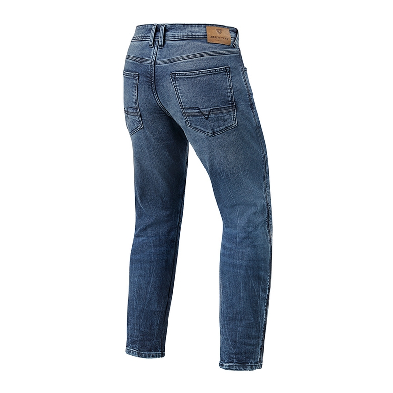 Revit Detroit TF Blaue Motorradjeans Ausverkauf