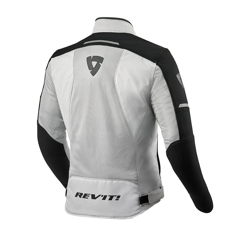 Revit Airwave 3 Motorradjacke silber-schwarz Ausverkauf