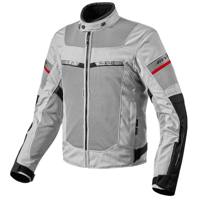 Motorradjacke Revit Tornado 2 silber-schwarz Ausverkauf