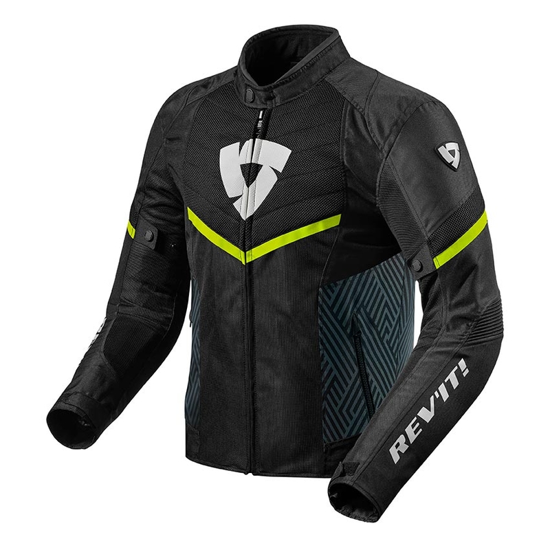 Revit Arc Air schwarz-fluo gelb Motorradjacke Ausverkauf