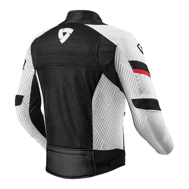 Revit Arc Air weiß und rot Motorrad Jacke Ausverkauf