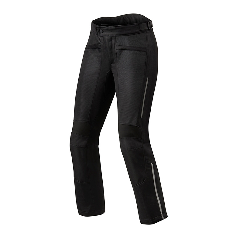 Revit Airwave 3 Motorradhose Damen Schwarz Gekürzt Ausverkauf