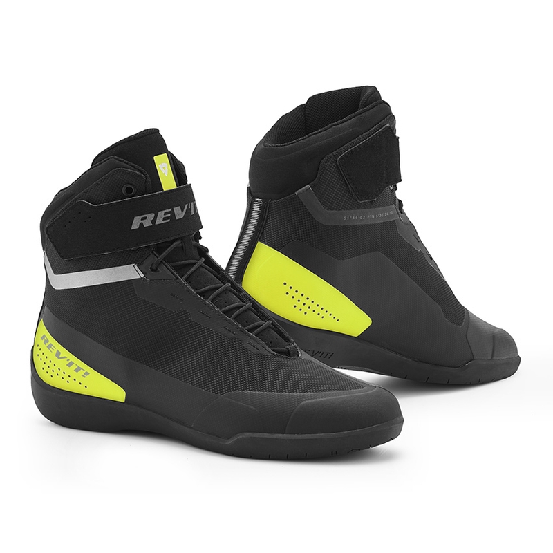 Revit Mission Schwarz-Neongelb Motorradstiefel Ausverkauf