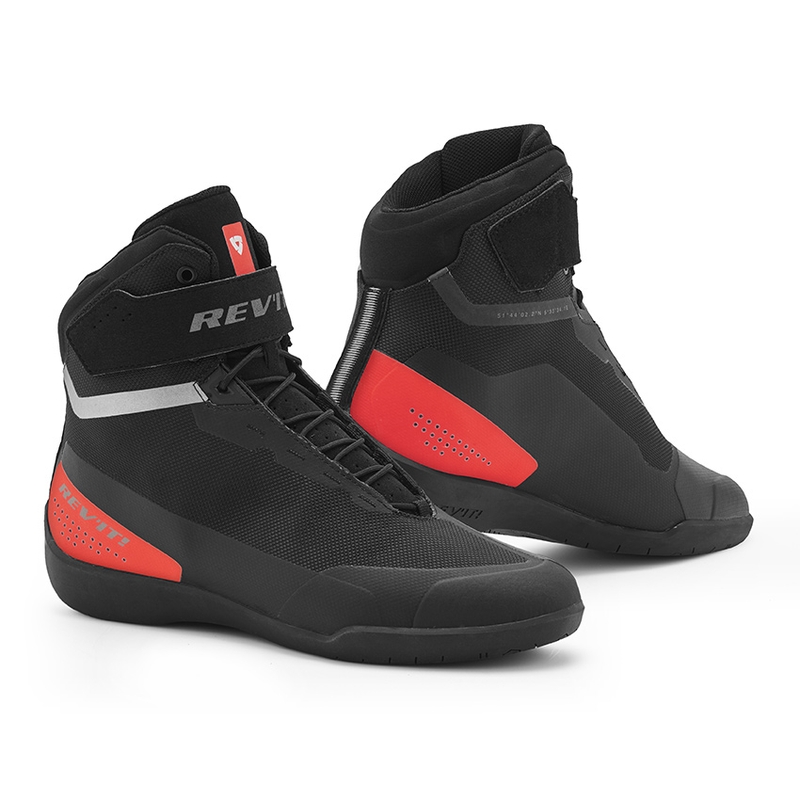 Revit Mission Schwarz-Neon Rot Motorradstiefel Ausverkauf