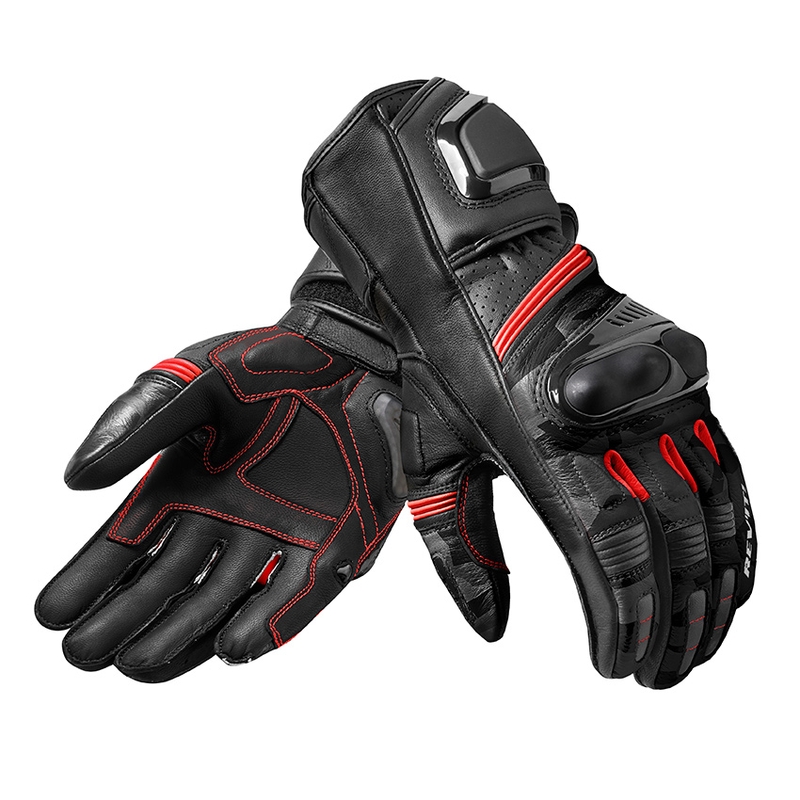 Revit League Motorradhandschuhe Schwarz und Grau Ausverkauf