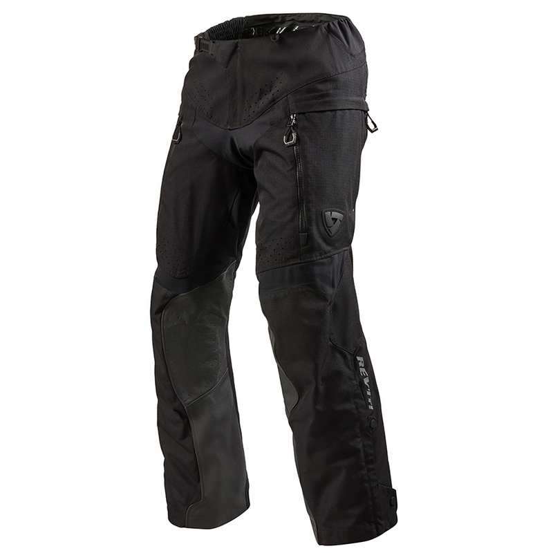 Revit Continent Motorradhose schwarz kurz