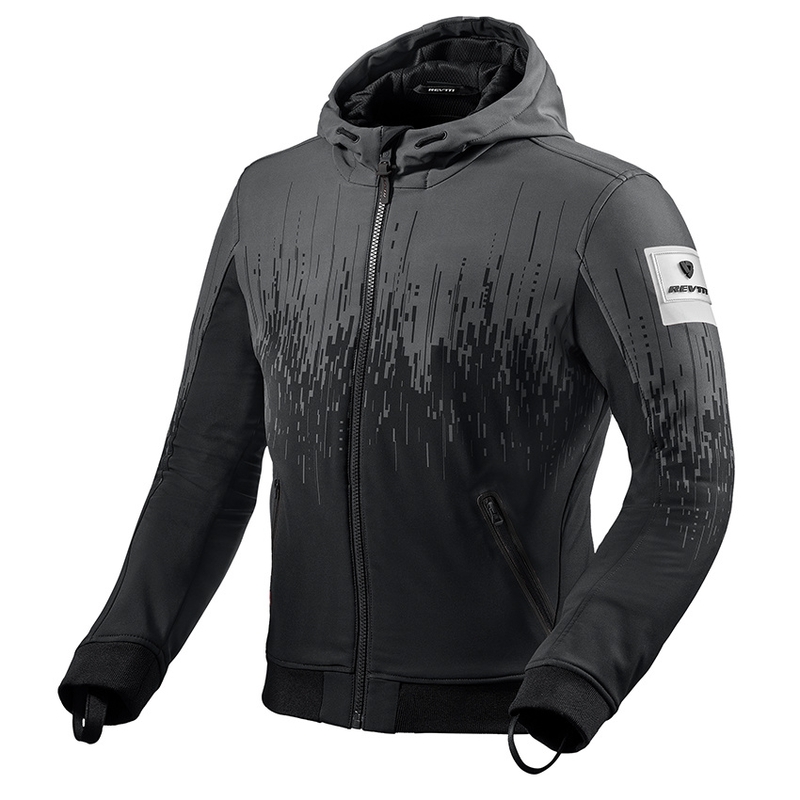 Revit Quantum 2 WB schwarz-weiße Motorradjacke Ausverkauf