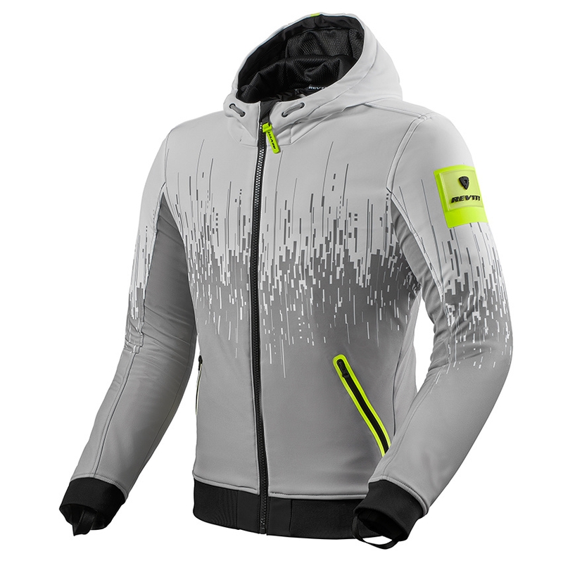 Motorradjacke Revit Quantum 2 WB grau-fluorgelb Ausverkauf