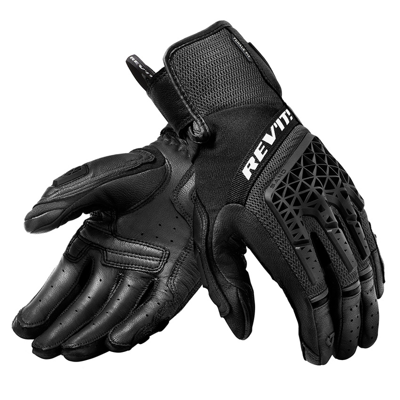 Revit Sand 4 Motorradhandschuhe für Frauen Schwarz Ausverkauf