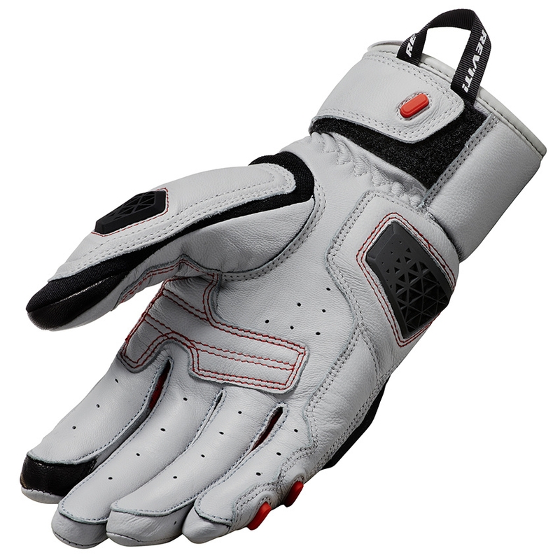 Motorradhandschuhe Revit Sand 4 schwarz-grau Ausverkauf