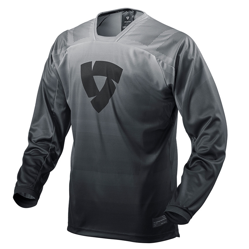 Revit Scramble Motocross Trikot schwarz und weiß Ausverkauf
