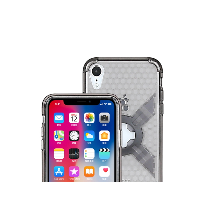 Handyhülle mit Halterung CUBE X-Guard für Apple iPhone 11/XR grau Ausverkauf