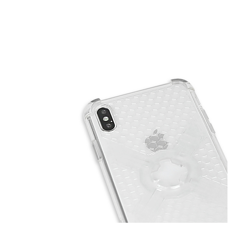 Handyhülle mit Halter CUBE X-Guard für Apple iPhone XS Max clear sale Ausverkauf