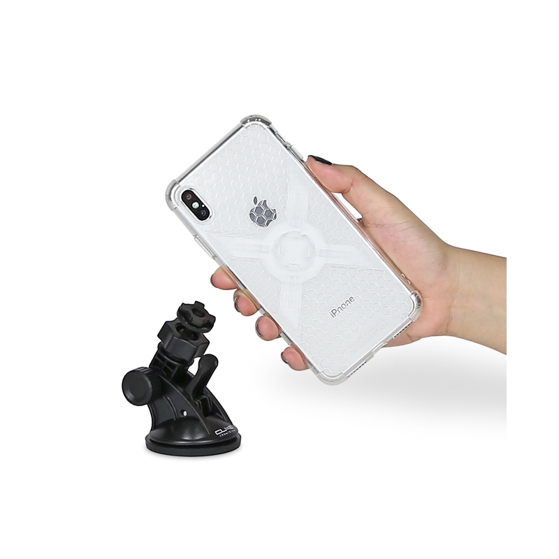 Handyhülle mit Halter CUBE X-Guard für Apple iPhone XS Max clear sale Ausverkauf