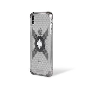 Handyhülle mit Halter CUBE X-Guard für Apple iPhone XS Max grau Ausverkauf