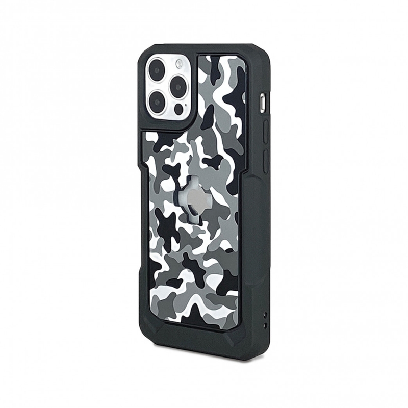 Handyhülle mit Halterung CUBE X-Guard für Apple iPhone 12/12 Pro camo Ausverkauf