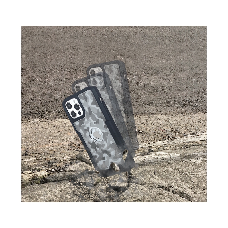 Handyhülle mit Halterung CUBE X-Guard für Apple iPhone 12/12 Pro camo Ausverkauf