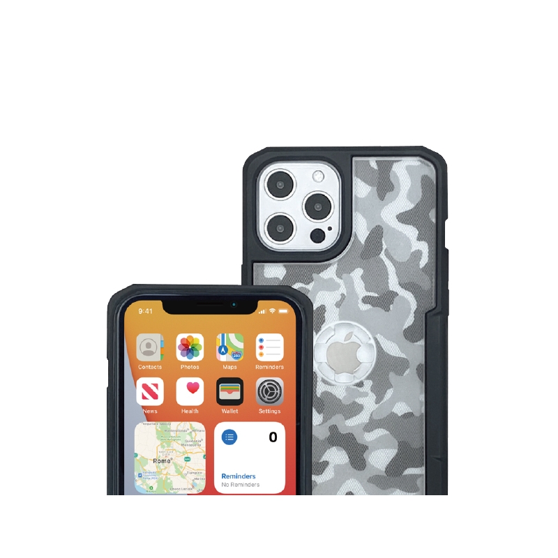 Handyhülle mit Halterung CUBE X-Guard für Apple iPhone 12/12 Pro Max camo Ausverkauf