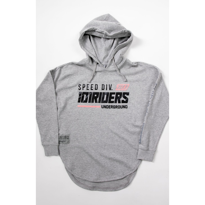 Damen Sweatshirt 101 Riders Flowy21 Melange grau