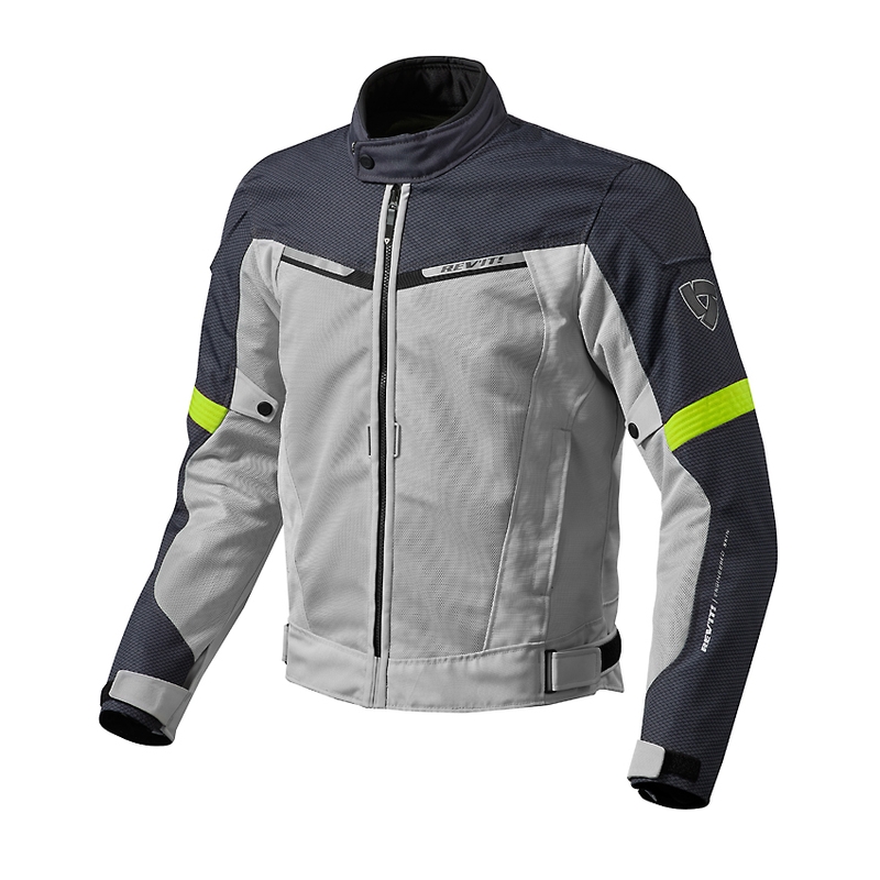 Moto Jacke Revit Airwave 2 silber-fluo gelb Ausverkauf